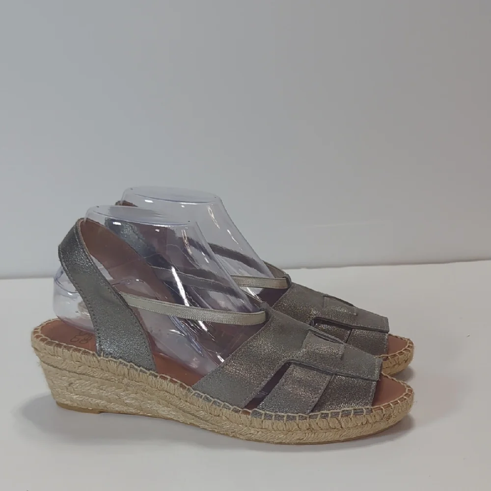 Andre Assous Dorit Women's Wedge Espadrille Sandals Size 10